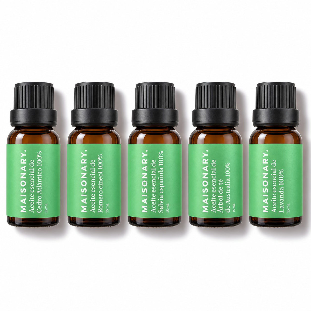 Colección 5 aceites esenciales - 5 x 15 ml